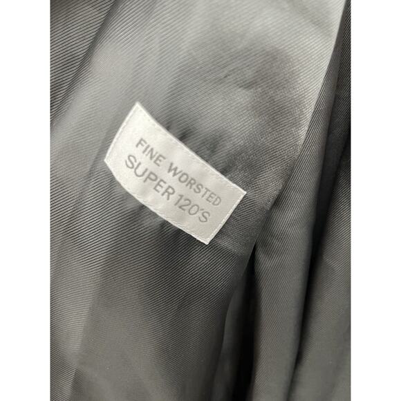 Cerruti 1881 Overcoat Coat Jacket Gray Wool Men’s Size EU 52 US 42 - Picture 11 of 12